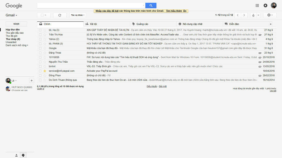 Hướng dẫn thiết lập hình nền trong Gmail  Tech12h