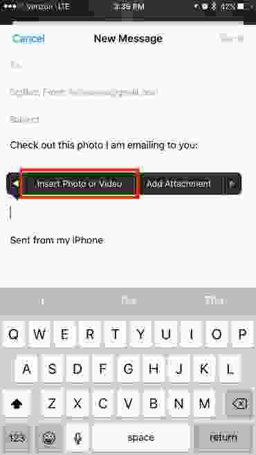 3 Cách Đính Kèm Hình Ảnh Khi Gửi Email Trên Iphone - Fptshop.Com.Vn