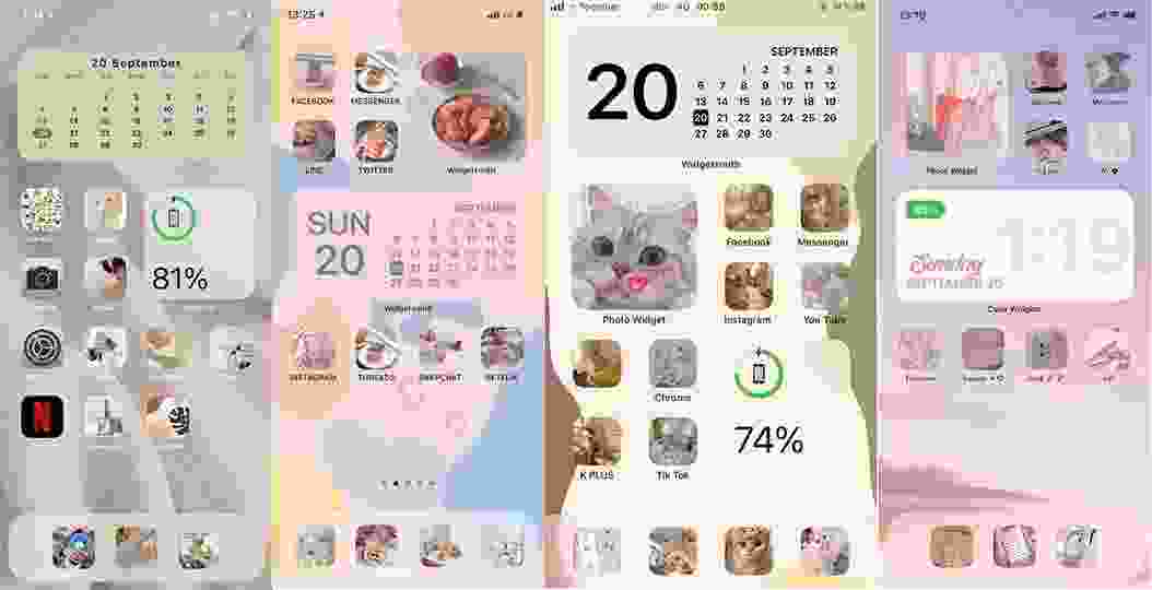 Hãy trang trí cho màn hình của bạn với ứng dụng chỉnh widget iOS 14 độc đáo và tiện ích. Bạn có thể thay đổi và tùy chỉnh các widget để phù hợp với phong cách của riêng mình. Hãy xem hình minh họa và tận hưởng tính năng tuyệt vời của thiết bị của bạn.