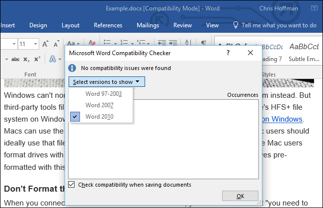 compatibility là gì? Compatibility Mode trong Office là gì? 