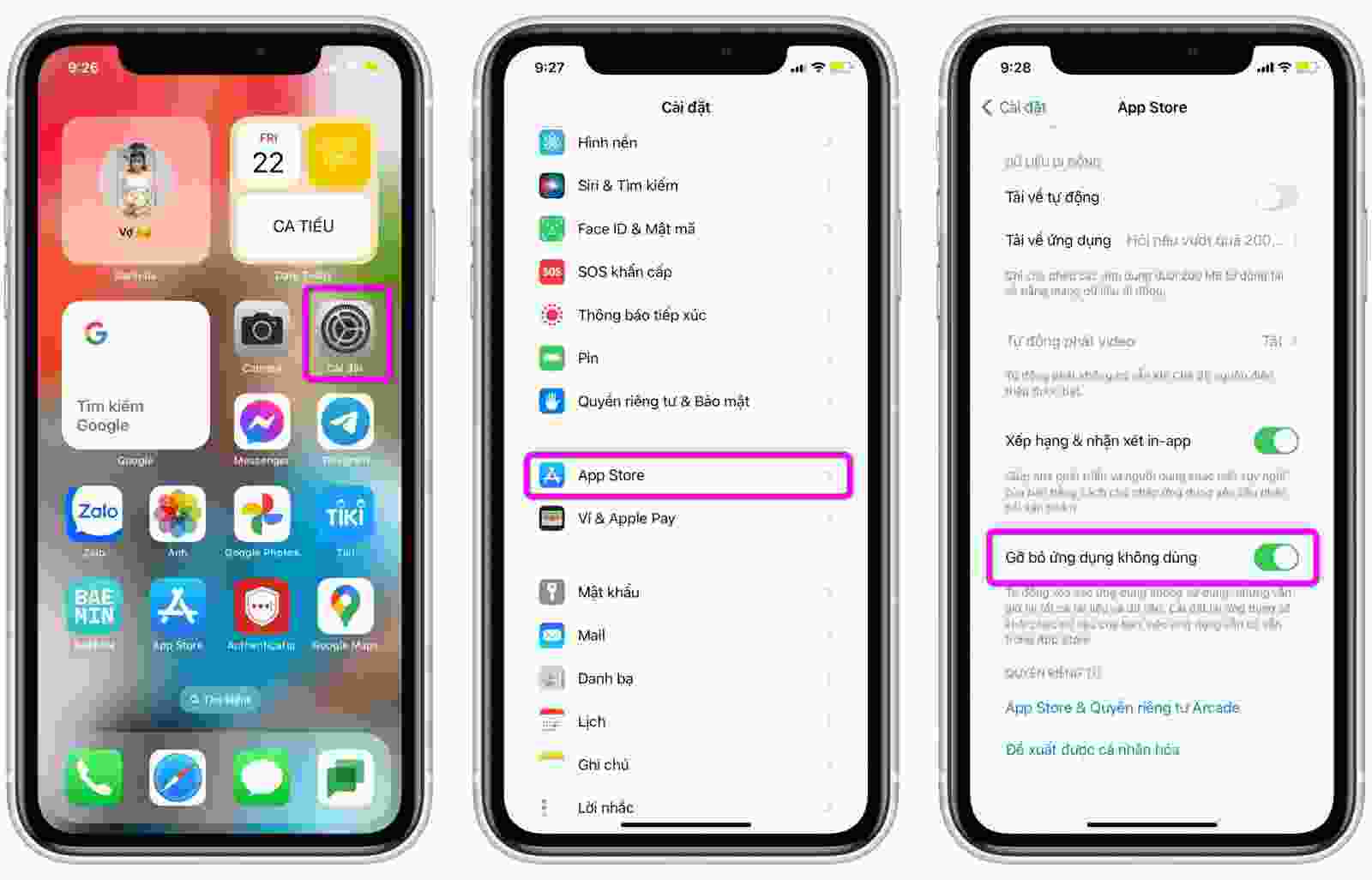 Có quá nhiều ứng dụng không sử dụng trên iPhone và chúng cần được xóa để giải phóng bộ nhớ. Trên iOS 16, việc xóa ứng dụng sẽ trở nên đơn giản hơn với hướng dẫn chi tiết. Bạn có thể xóa toàn bộ các ứng dụng không sử dụng và giúp tăng bộ nhớ một cách nhanh chóng. Hãy cập nhật iOS 16 để trải nghiệm tính năng mới này.