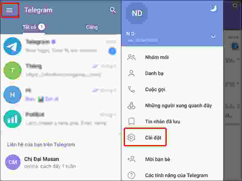 Cách thay cho thay đổi hình nền chat Telegram bên trên điện thoại cảm ứng - Fptshop.com.vn
