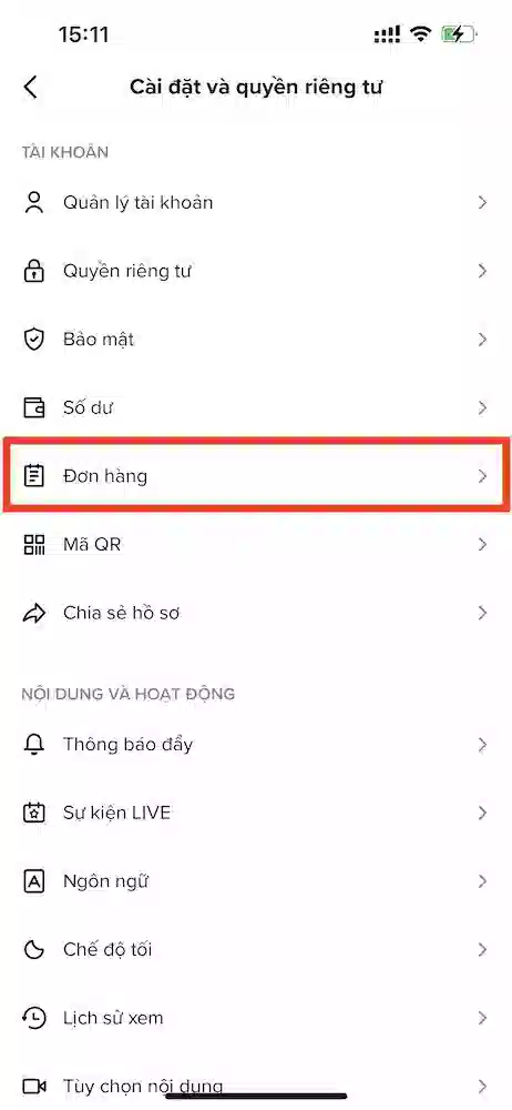 Cách xem đơn hàng trên TikTok để theo dõi và quản lý mua sắm -  Fptshop.com.vn