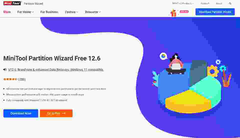 Trải Nghiệm Minitool Partition Wizard Free 12.6 - Fptshop.Com.Vn