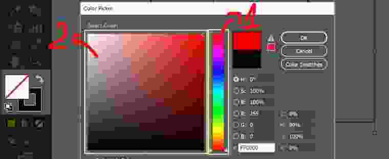 Sắc màu đồng quang trong AI (Gradient trong illustrator)