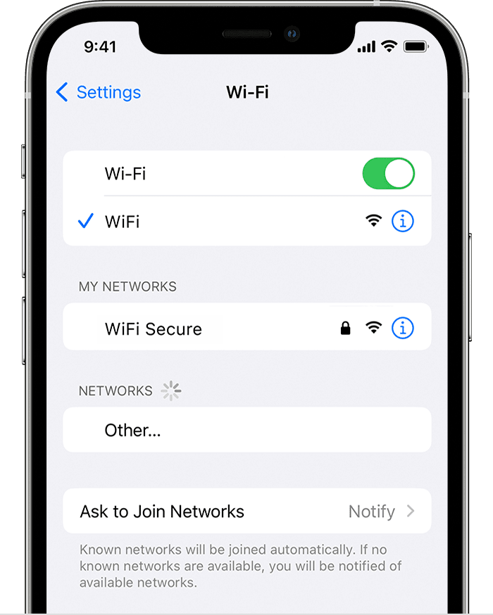 Quản lý danh sách mật khẩu wifi đã kết nối trên iphone/ipad