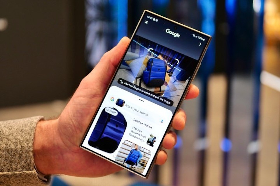 Samsung Galaxy S24 Plus - Khoanh vùng và tìm kiếm