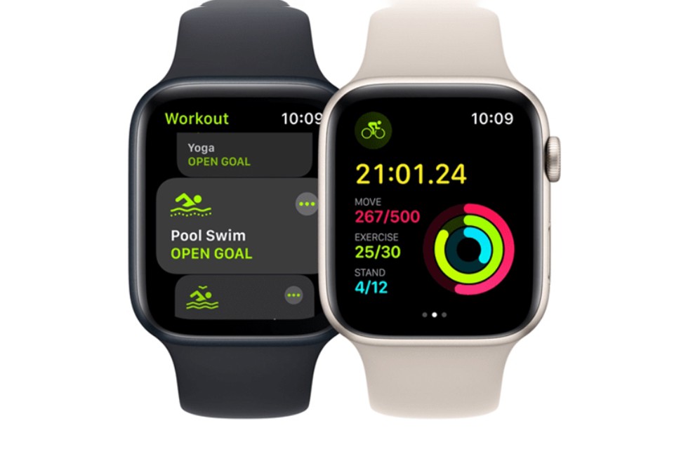Apple Watch SE 2 GPS + Cellular 40mm Viền nhôm Dây cao su cỡ S/M 3