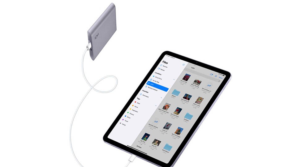 iPad Air 5 M1 2022を接続
