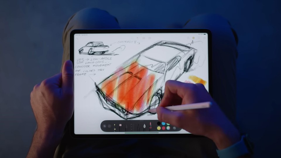 Bước tiến mới của Apple Pencil 2 trên iPad Pro M2 12.9 inch 