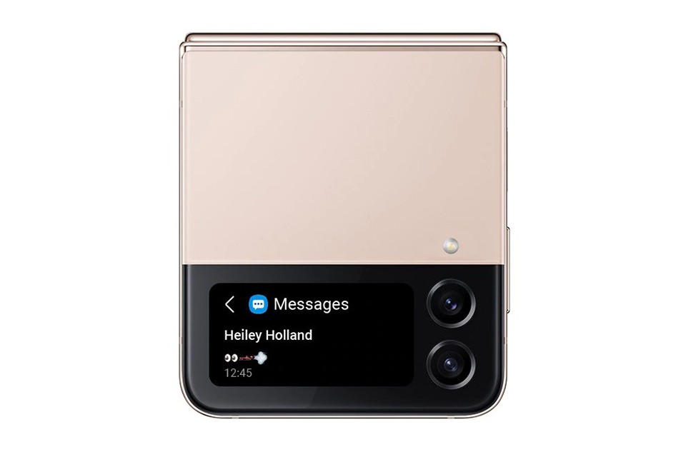 Samsung Galaxy Z Flip4 phản hồi SMS nhanh và nhiều thao tác khác