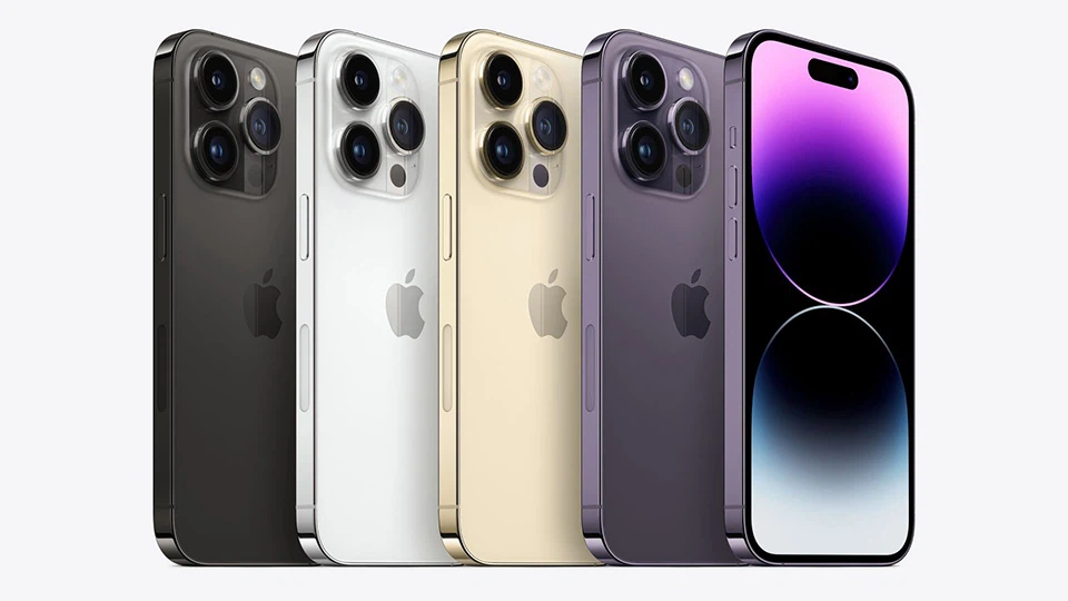 Điện thoại iPhone 14 Pro Max có mấy màu