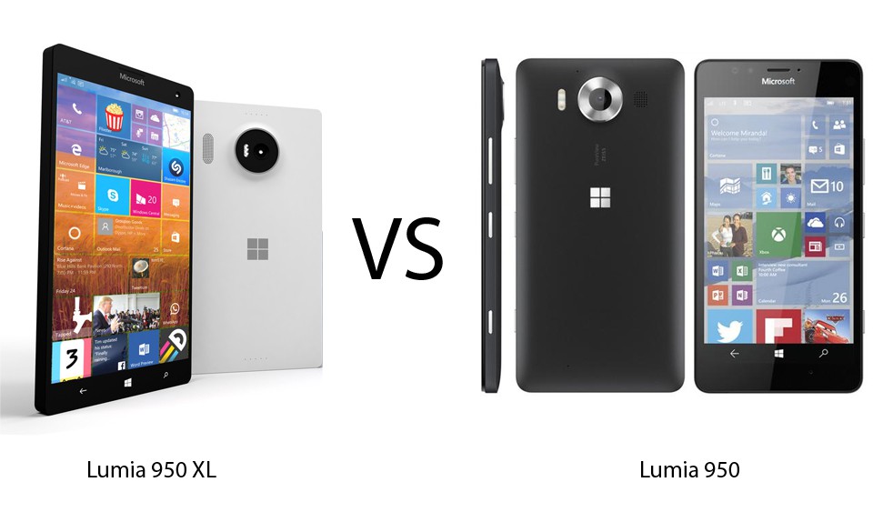 Lumia 950 XL và Lumia 950