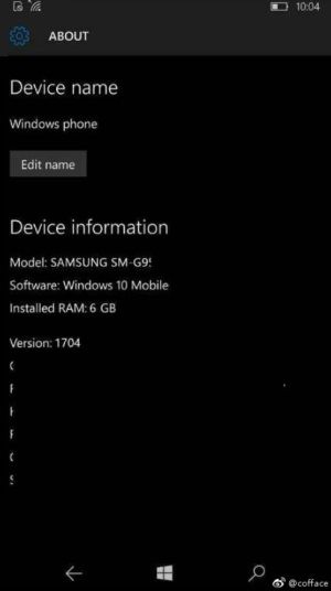 Galaxy S8 chạy Windows 10 Mobile bỗng dưng xuất hiện