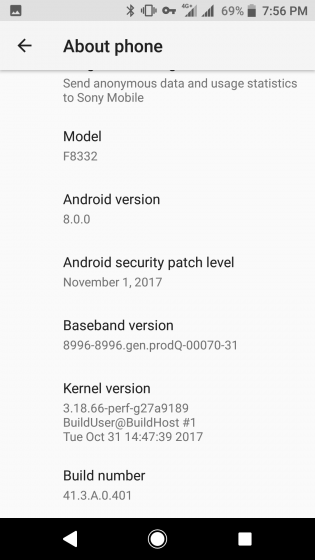 Xperia XZ và Xperia XZs bắt đầu được cập nhật Android Oreo