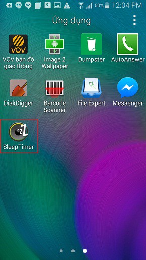 Tự động tắt nhạc khi ngủ quên trên Samsung Galaxy A5