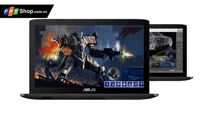 Asus GL552JX-XO093D sở hữu màn hình rộng 15,6 inch hiển thị sắc nét