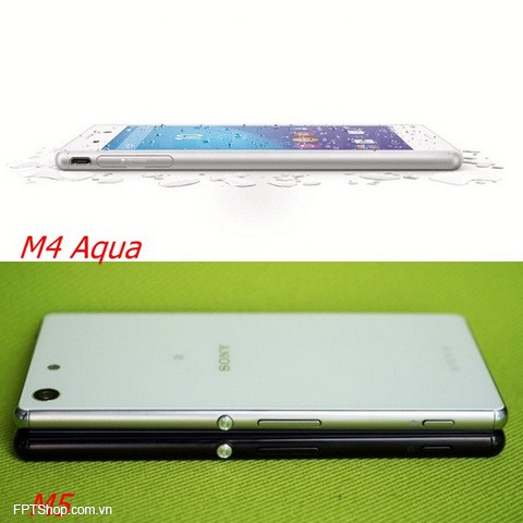 Sony M4 Aqua mỏng hơn so với M5