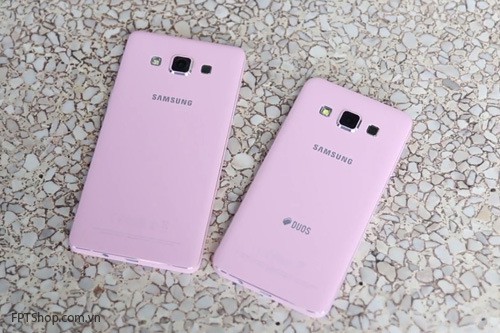Samsung Galaxy A5 và Galaxy A3 phiên bản màu hồng