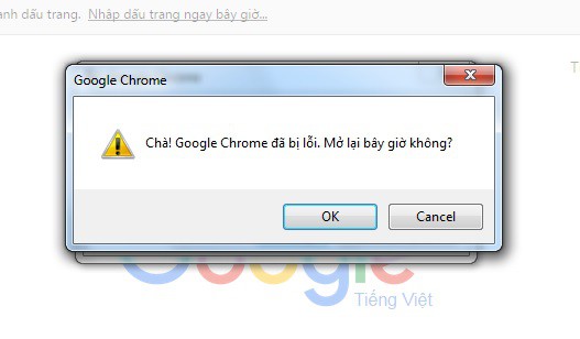đánh sập Google Chrome