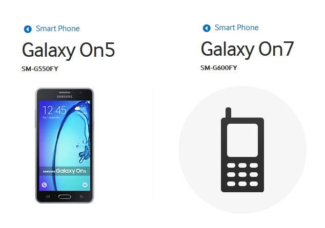 Rò rỉ thông tin, hình ảnh chính thức của Galaxy On 5 và On 7 6