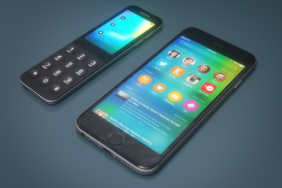 Ý tưởng điện thoại “cục gạch” Apple iDot cực hay ho