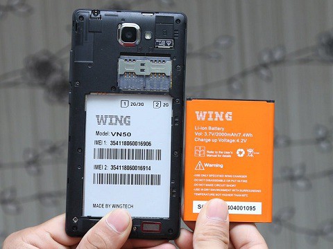 Đánh giá Wing VN50 - Smartphone cấu hình khủng, giá cực rẻ