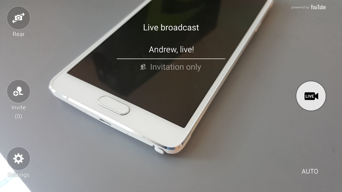 Samsung Galaxy Note 5 Live Stream