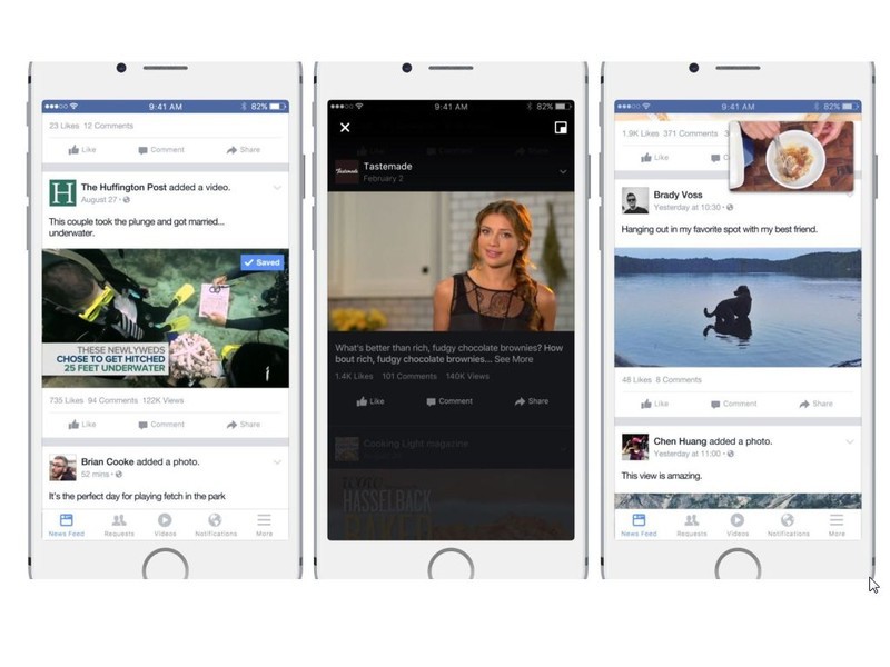 Tính năng mới phát triển tương tác giữa người dùng và video trên Facebook