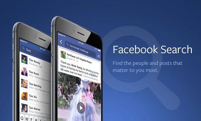 Facebook mở rộng tính năng Facebook Search