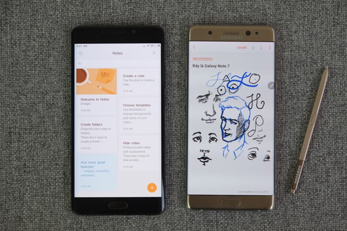 So sánh thiết kế Galaxy Note 7 và Mi Note 2 – bản sao có bằng bản chính? 18