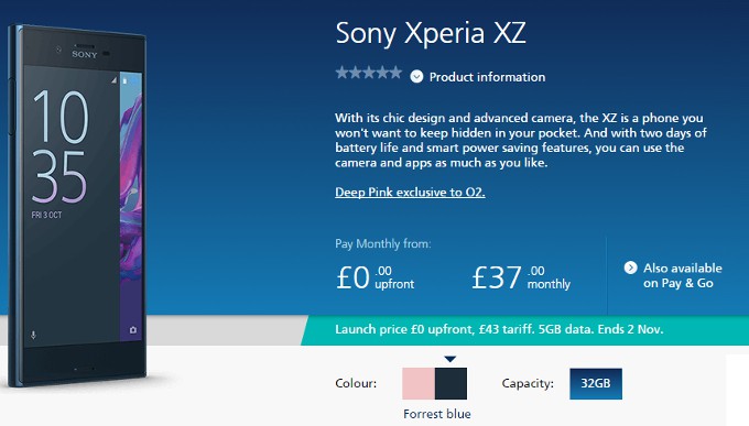 Sony Xperia XZ màu hồng chính thức xuất hiện 2