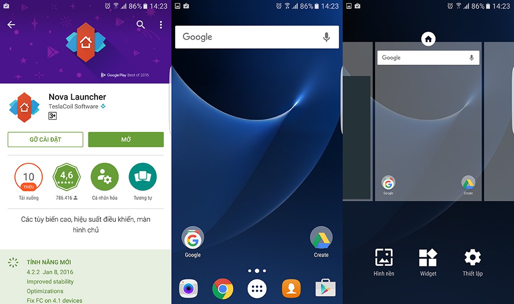 Hướng dẫn thu gọn màn hình trên Galaxy S7/S7 edge