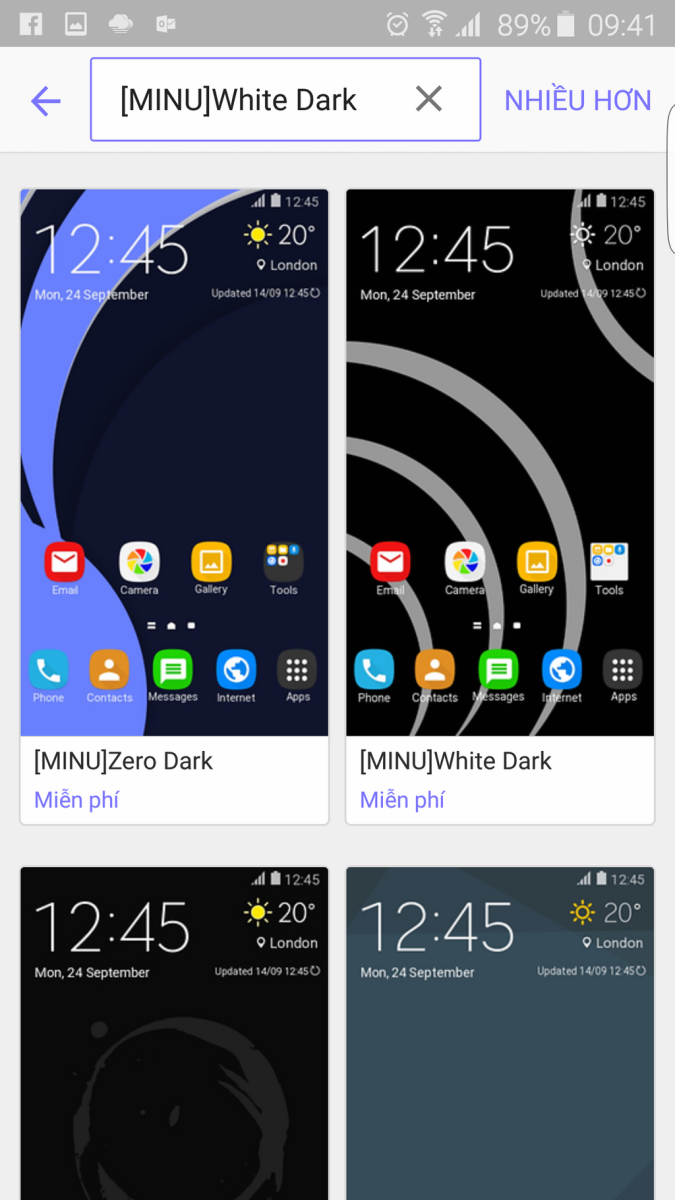 7 Theme tuyệt đẹp cho Samsung Galaxy Note 5, Galaxy S6 và A Series