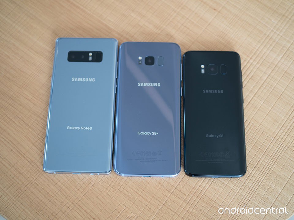 So sánh Samsung Galaxy Note 8 vs Galaxy S8 / S8 Plus