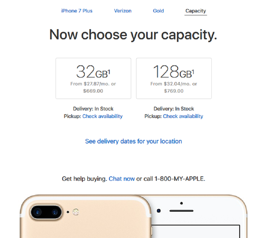 Apple ngưng bán iPhone 7 256GB để dễ bán iPhone 8 hơn