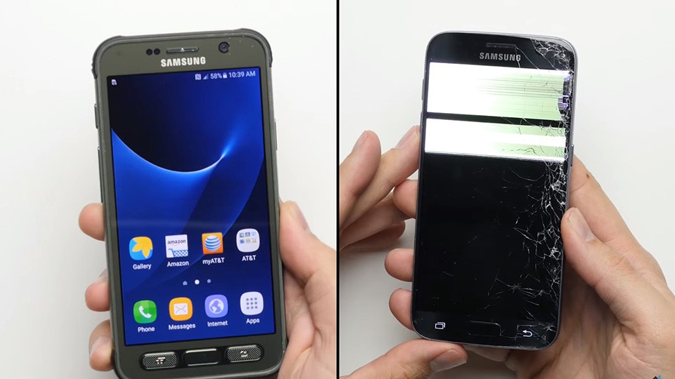 Galaxy S7 Active đọ độ bền với Galaxy S7