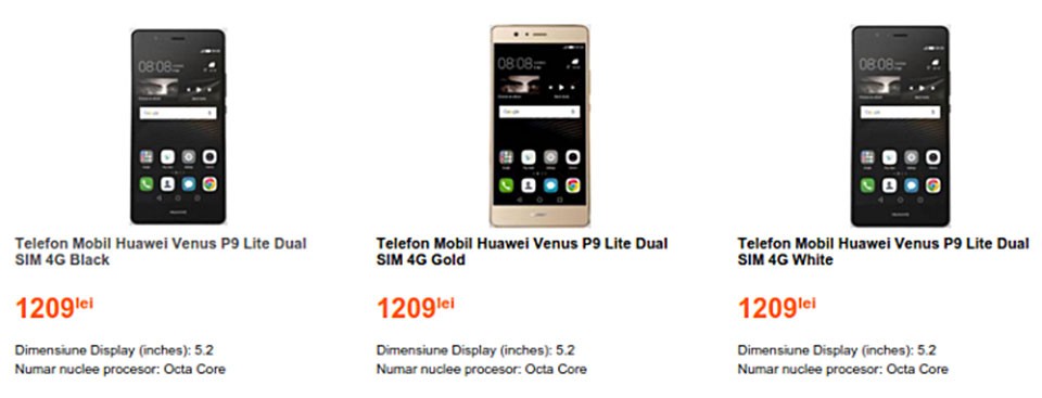 Huawei P9 Lite xuất hiện trên các website bán lẻ tại châu Âu với giá đề xuất 6.6 triệu