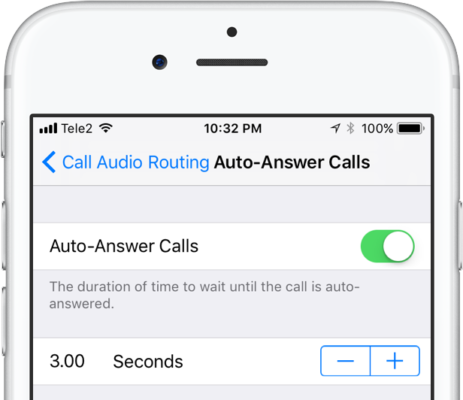 Hướng dẫn cách trả lời cuộc gọi tự động trên iOS 11