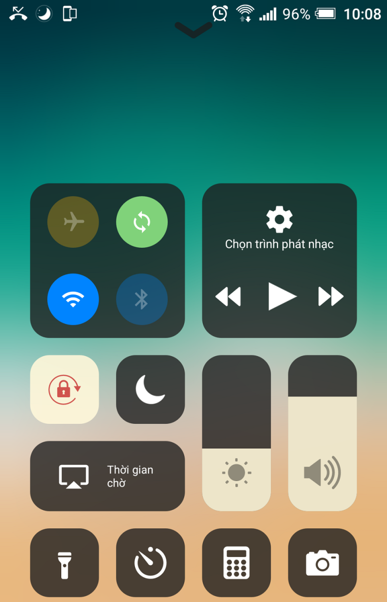 Cách cài Control Center trên iOS 11 lên máy Android