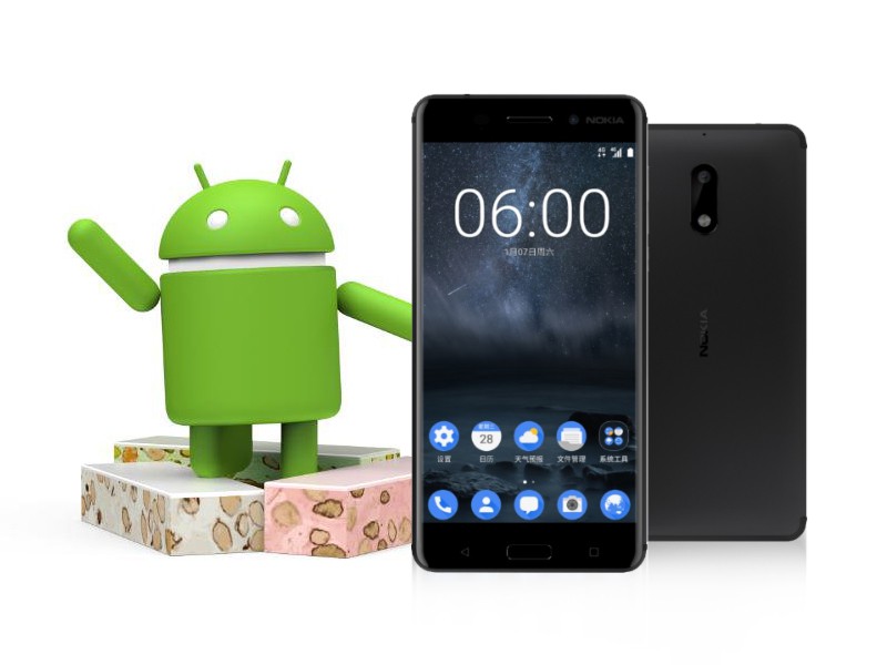 Nokia 6 được cài sẵn hệ điều hành Android Nougat khi ra mắt