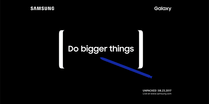 Samsung thông báo thời gian ra mắt Galaxy Note 8