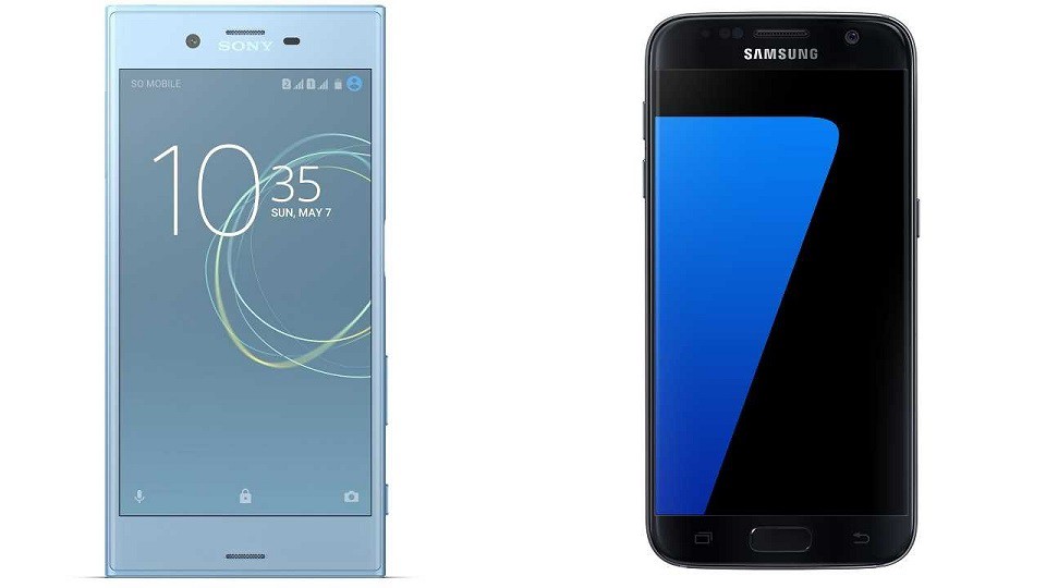 So sánh Galaxy S7 và Xperia XZs