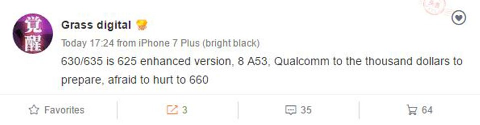 Qualcomm sắp giới thiệu Snapdragon 660, 630 và 635