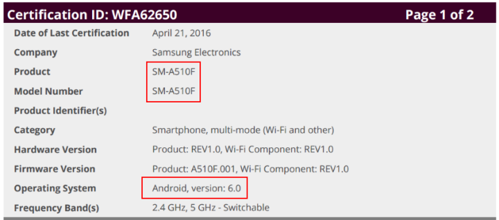 Androdi 6.0 sắp có mặt trên điện thoại Galaxy A5 và A7 2016