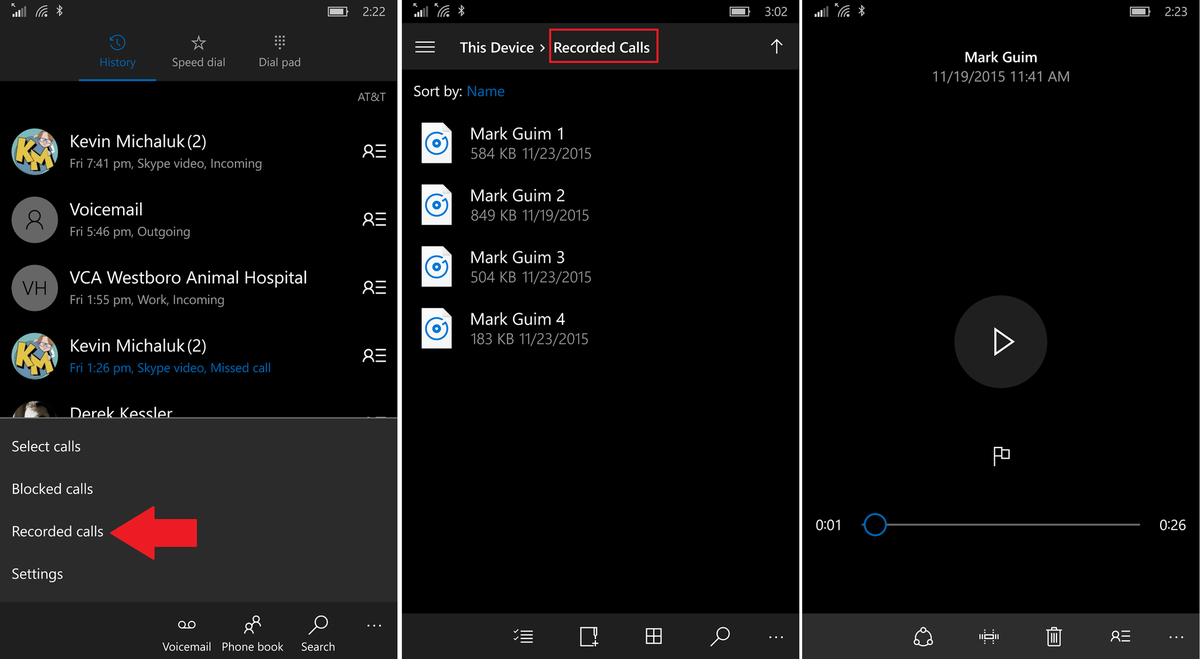 Cách thiết lập chế độ ghi âm cuộc gọi trên Lumia 950 và Lumia 950 XL 4