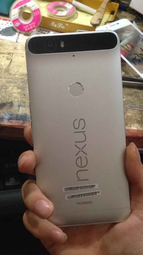 Lộ diện hình ảnh thực tế của Huawei Nexus 6P 2