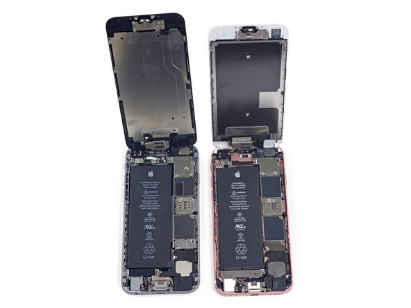 Video bẻ cong iPhone 6s Plus và hình ảnh mổ xẻ iPhone 6s Rose Gold 3