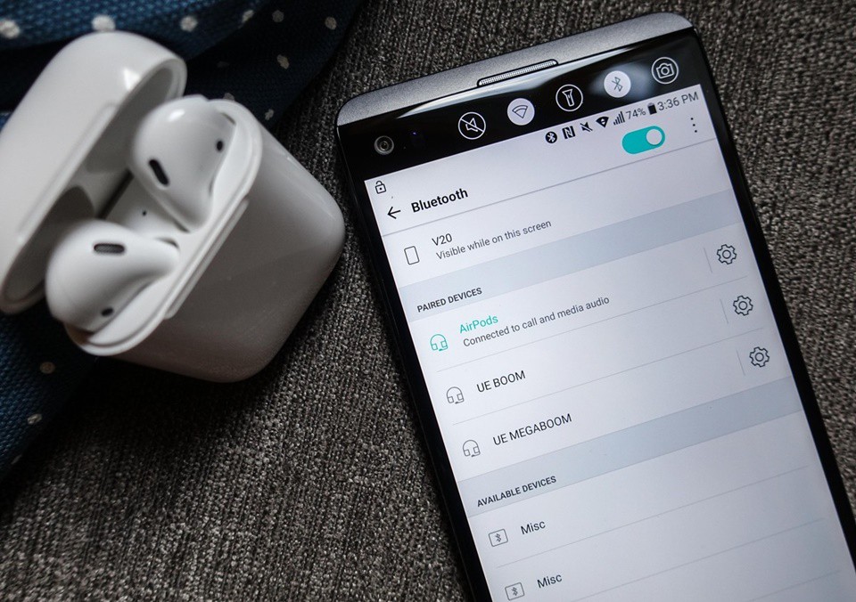 Làm thế nào để kết nối AirPods với điện thoại Android?