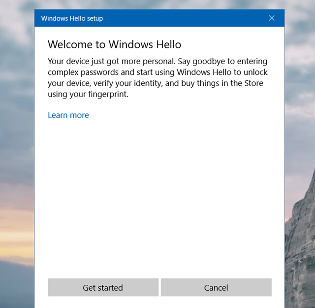 Hướng dẫn cách cài đặt bảo mật vân tay trên Windows 10 - Bước 2